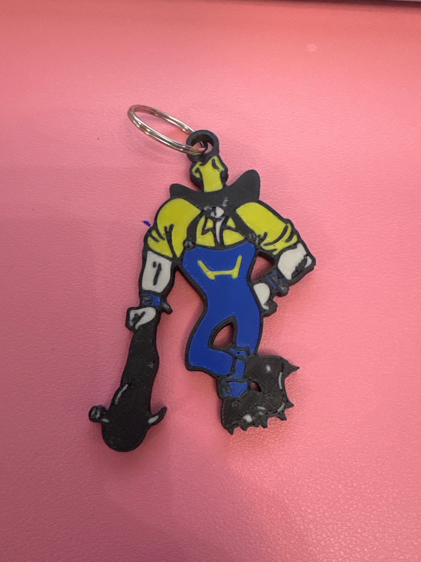 Husker Harold Keychain/ Bag Tag