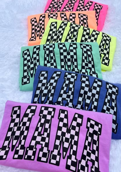 MAMA Checkered- Mother's Day