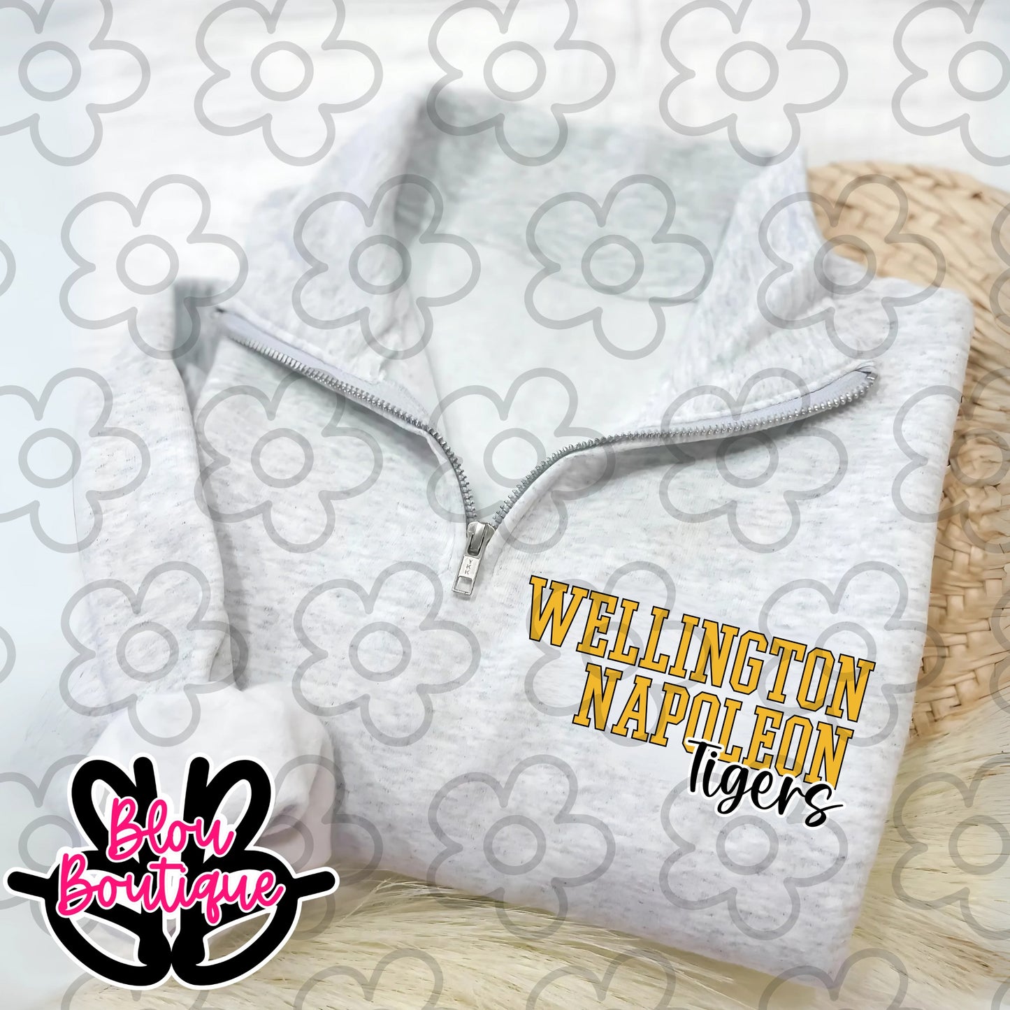 08.25 Quarter Zip- Wellington Napoleon
