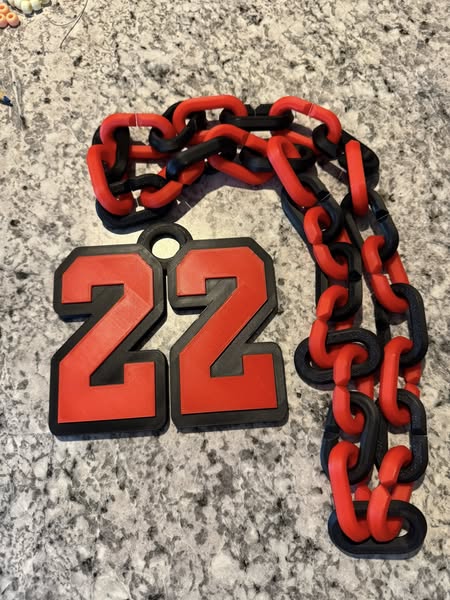 Custom Number Hype Chain