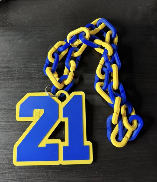 Custom Number Hype Chain