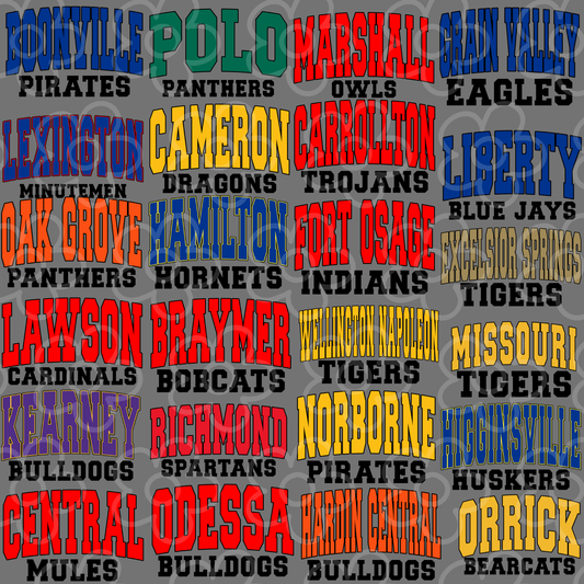 26-Pet Tees- Mascots