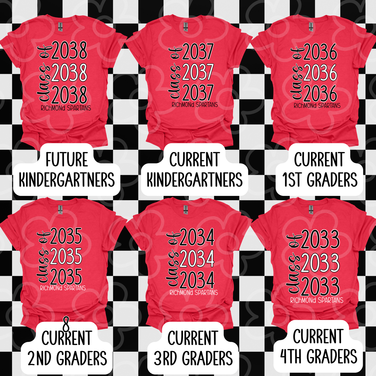 Richmond Spartans Class Tees