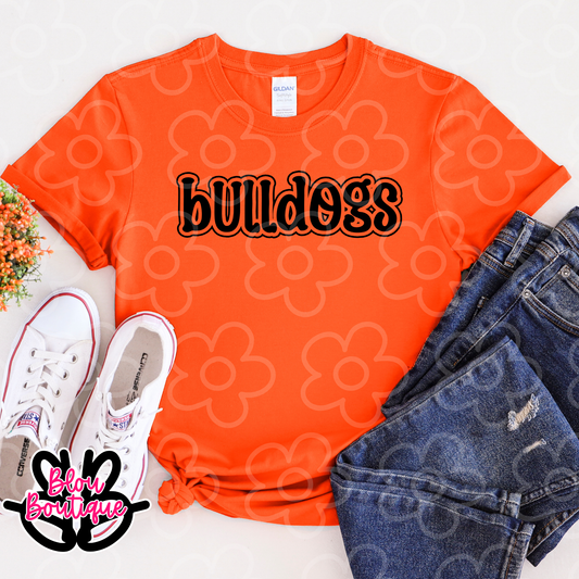 26 Double Bubble Bulldogs Orange