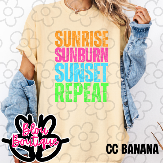 26-SUNRISE SUNBURN SUNSET REPEAT