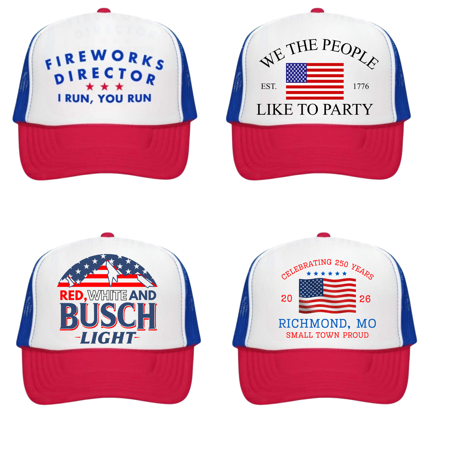 26 Fireworks & Freedom Hats