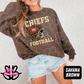 Chiefs Football Leopard Helmet