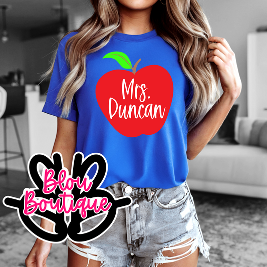 Apple Personalized Tee