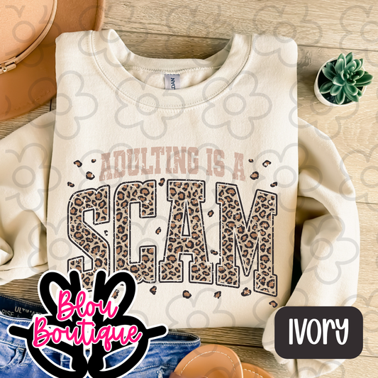 26- Adulting is a Scam Leopard