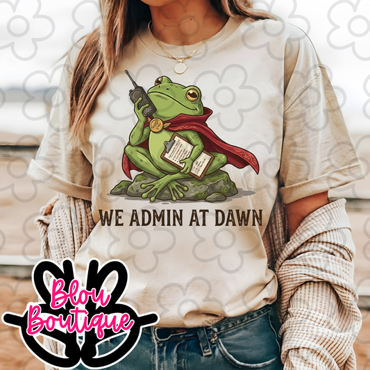 26 We Admin at dawn