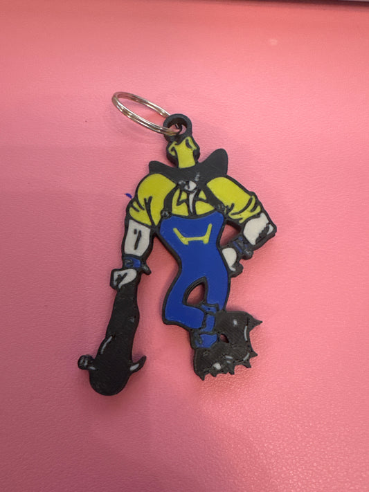 Husker Harold Keychain/ Bag Tag