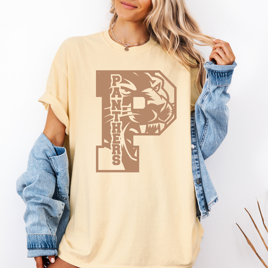 Panthers Big Letter Mascot 25