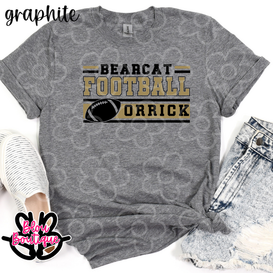 Football 2025- Orrick Bearcats