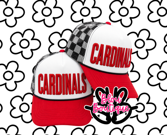 26 Lawson Cardinals Puff Embroidery Patch Hat