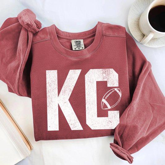 KC Football Comfort Colors