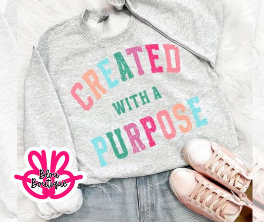 Created with a Purpose- Sublimation