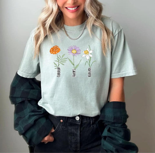 Mother's Day Flower Tee