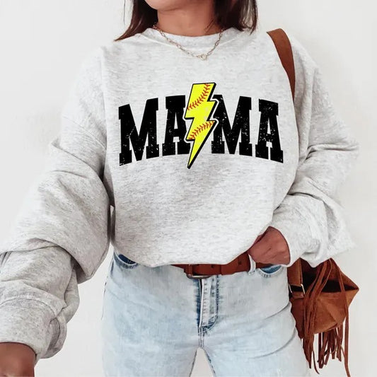 MAMA Softball Lightening Bolt