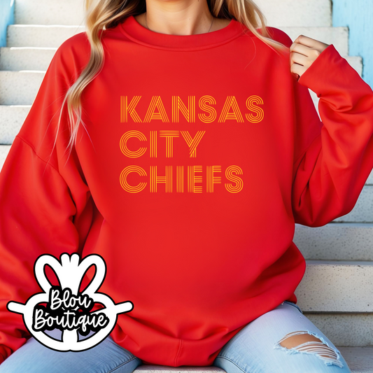 Lined Kansas  City Chiefs