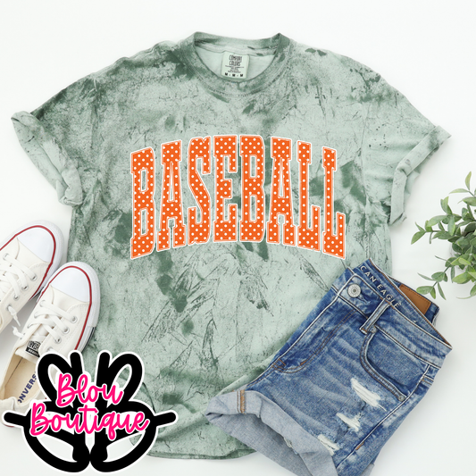 Baseball Dots on Color Blast