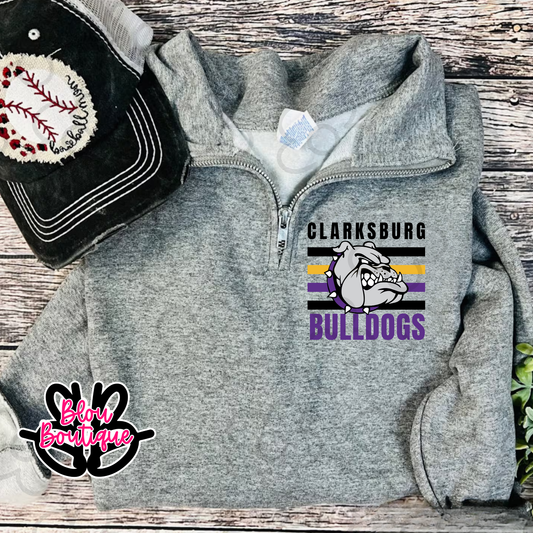 Clarksburg Bulldogs Quarterzip