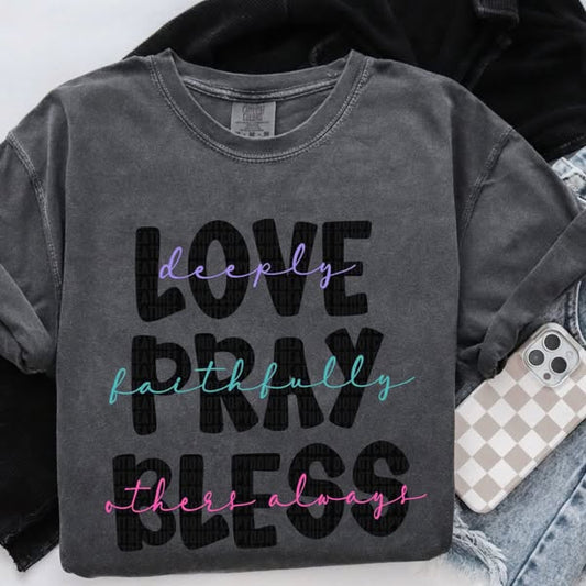 LOVE PRAY BLESS
