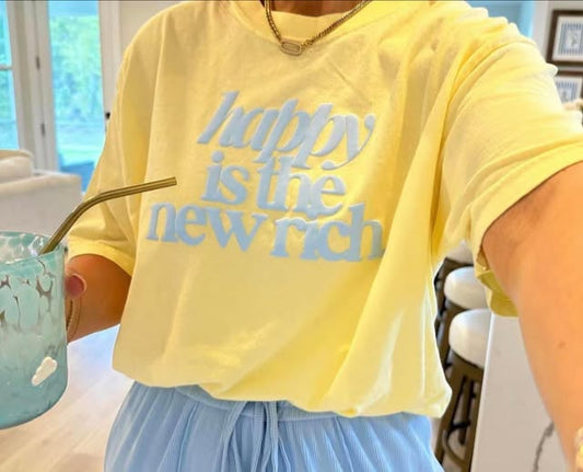 happy is the new rich