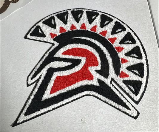 Spartan Head Chenille Patch