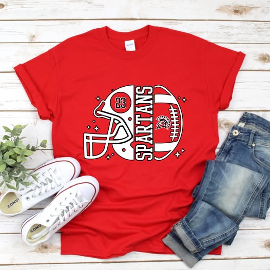 Custom Football Tee