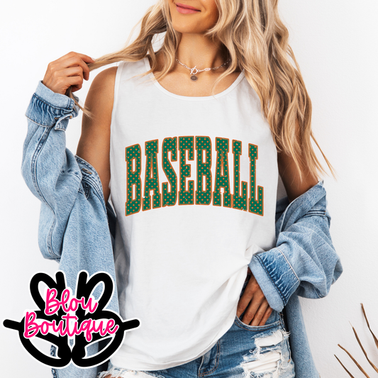 Baseball Dots on Tank
