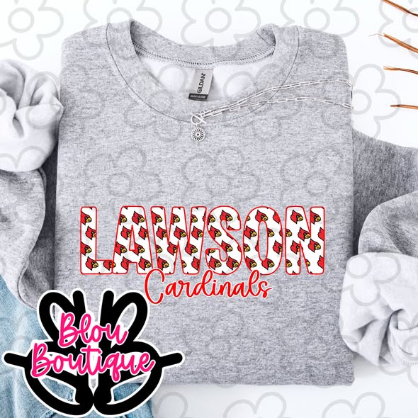 26-Lawson Cardinals Scatter Pattern