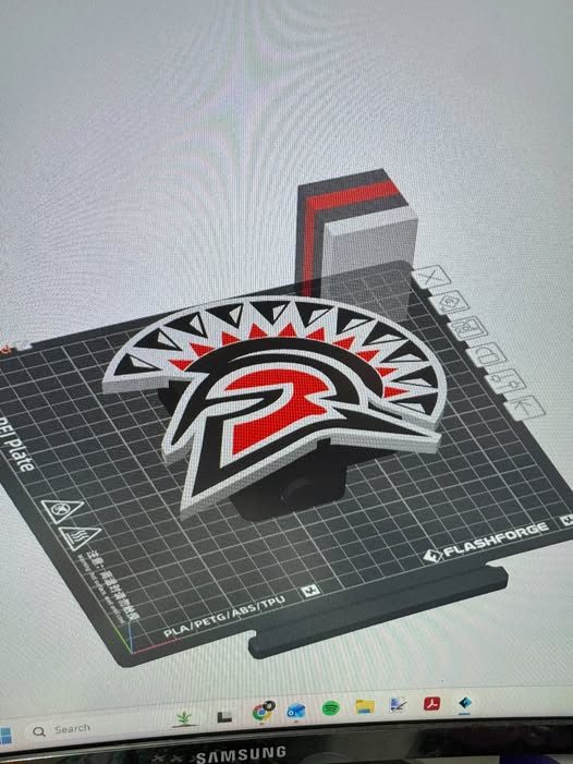 26 Spartan Head Tow Hitch Cover