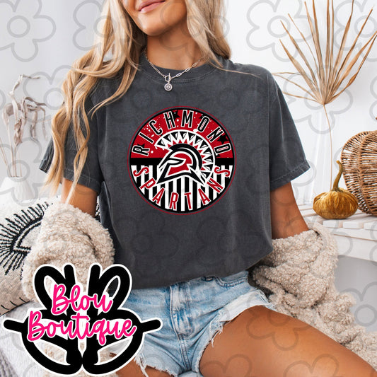 26 Richmond Spartans Circle with Stripes