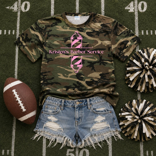 26 Camo Small Business Custom Kristens Barber
