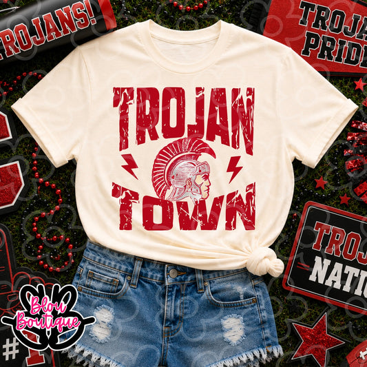 26 - 4 Lines Boo Trojan Town