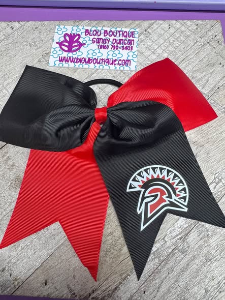 26-Spartan Hair Bows