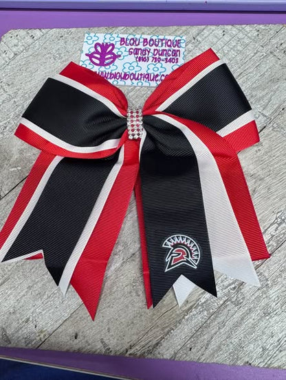 26-Spartan Hair Bows