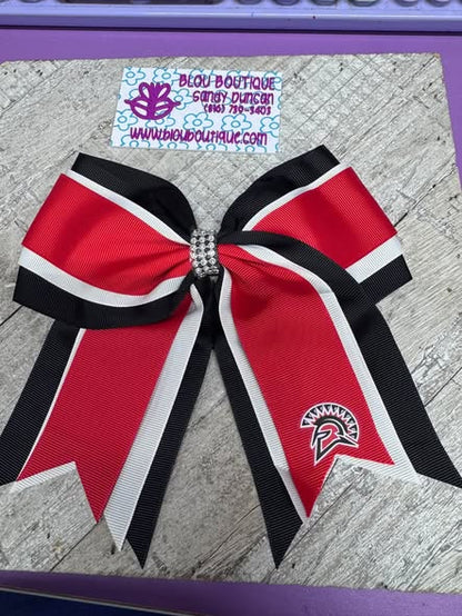 26-Spartan Hair Bows