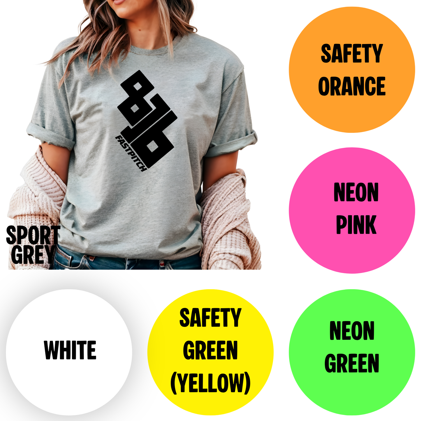 816 Fastpitch Geometric Black Print