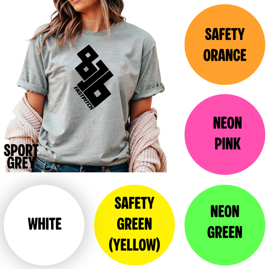 816 Fastpitch Geometric Black Print