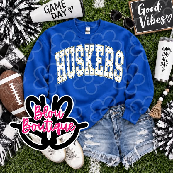 26 Varsity Polka Dot Huskers
