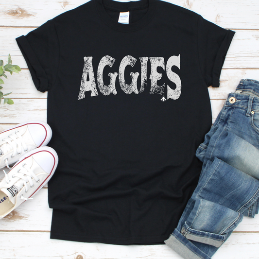 Grunge Mascot- AGGIES