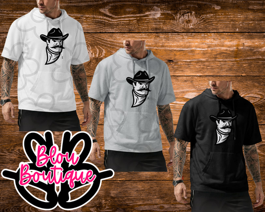 26- Short Sleeve Hoodie Aggies