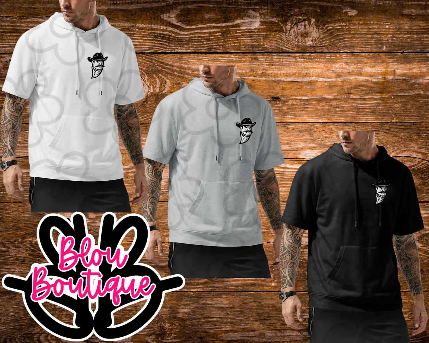 26- Short Sleeve Hoodie Aggies