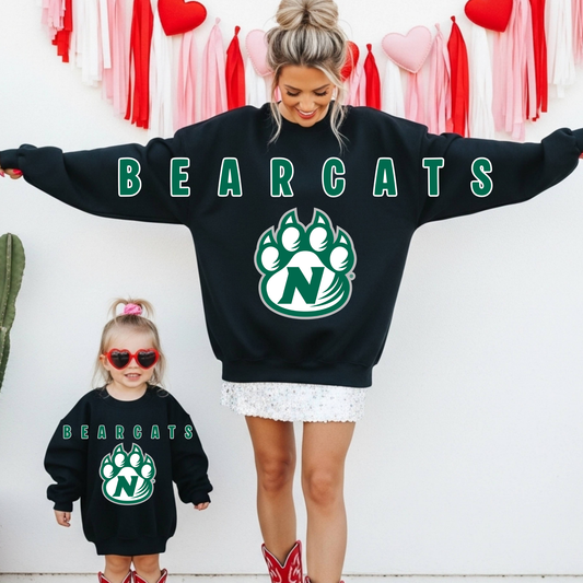 26- Bearcats Green Sleeve Print