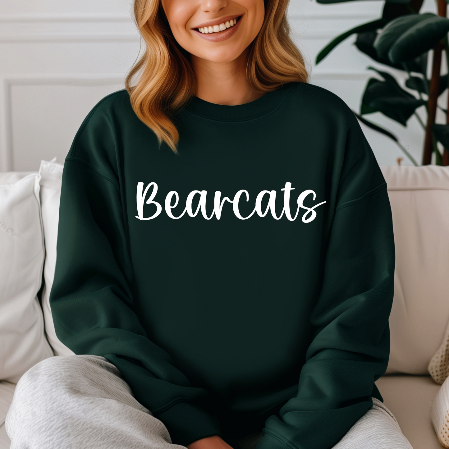 Simple-Bearcats Dark Green