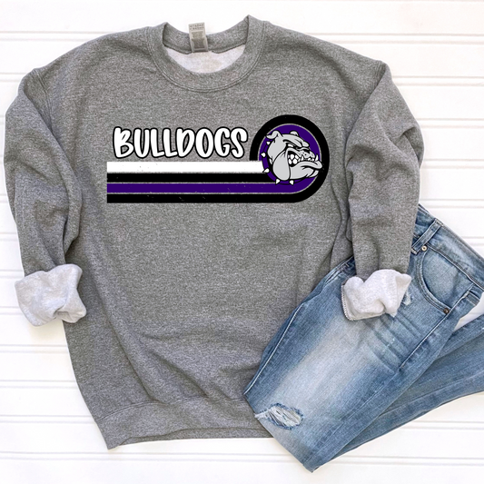 Retro 2025 Bulldogs Purple