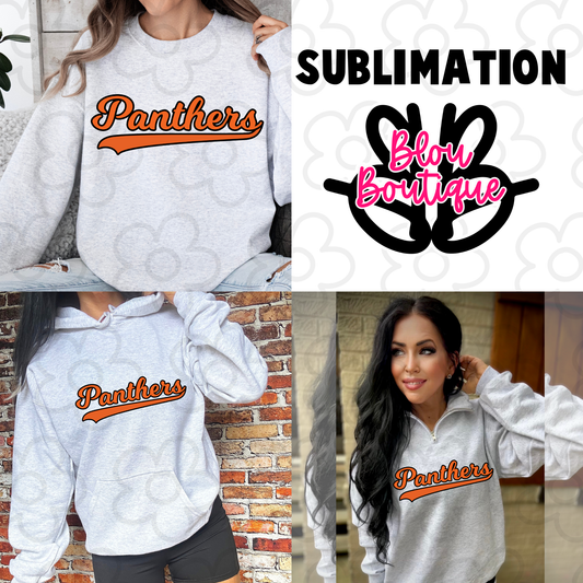 Sublimation Tail- Panthers Orange