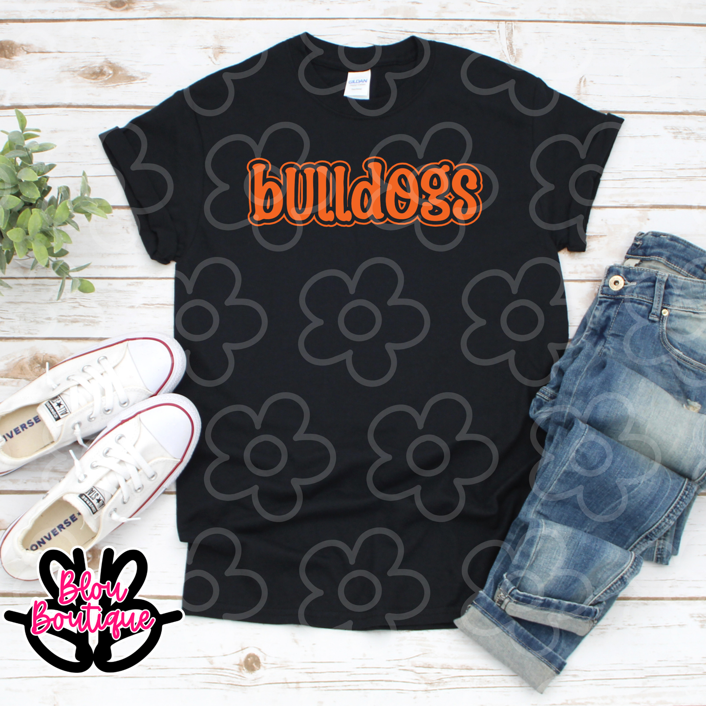 26 Double Bubble Bulldogs Orange