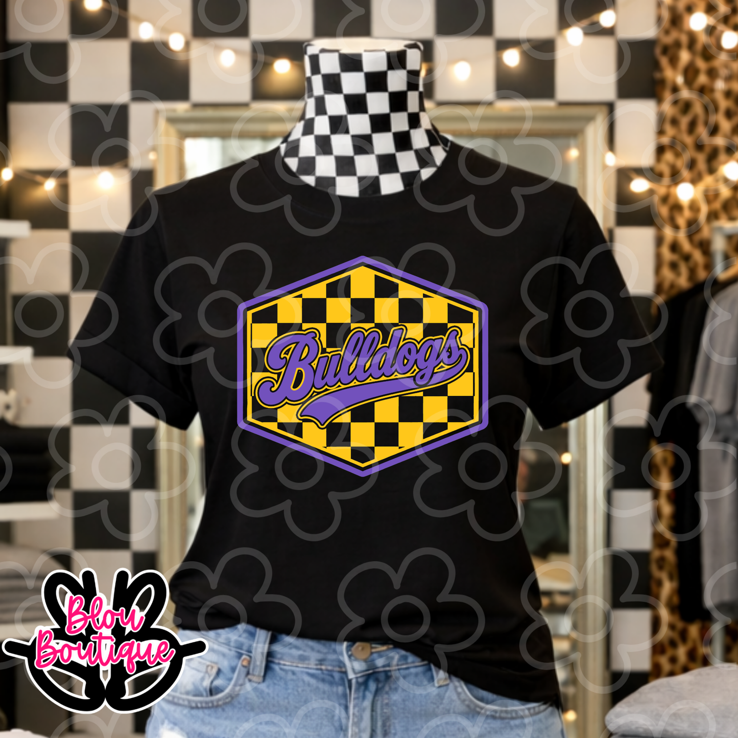 26- Game Day Hex Bulldogs Purple